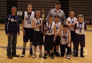 Team Carter, GCRPD 2015-16 12B Champions. (Photo by: Kevin Hensley)
