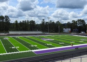 Gilmer Football Stadium Field